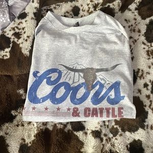 Coors and cattle tee shirt